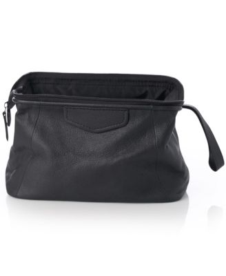 Lauter Toiletry Bag Genuine Leather Shaving Kit Dop Kit Travel Case