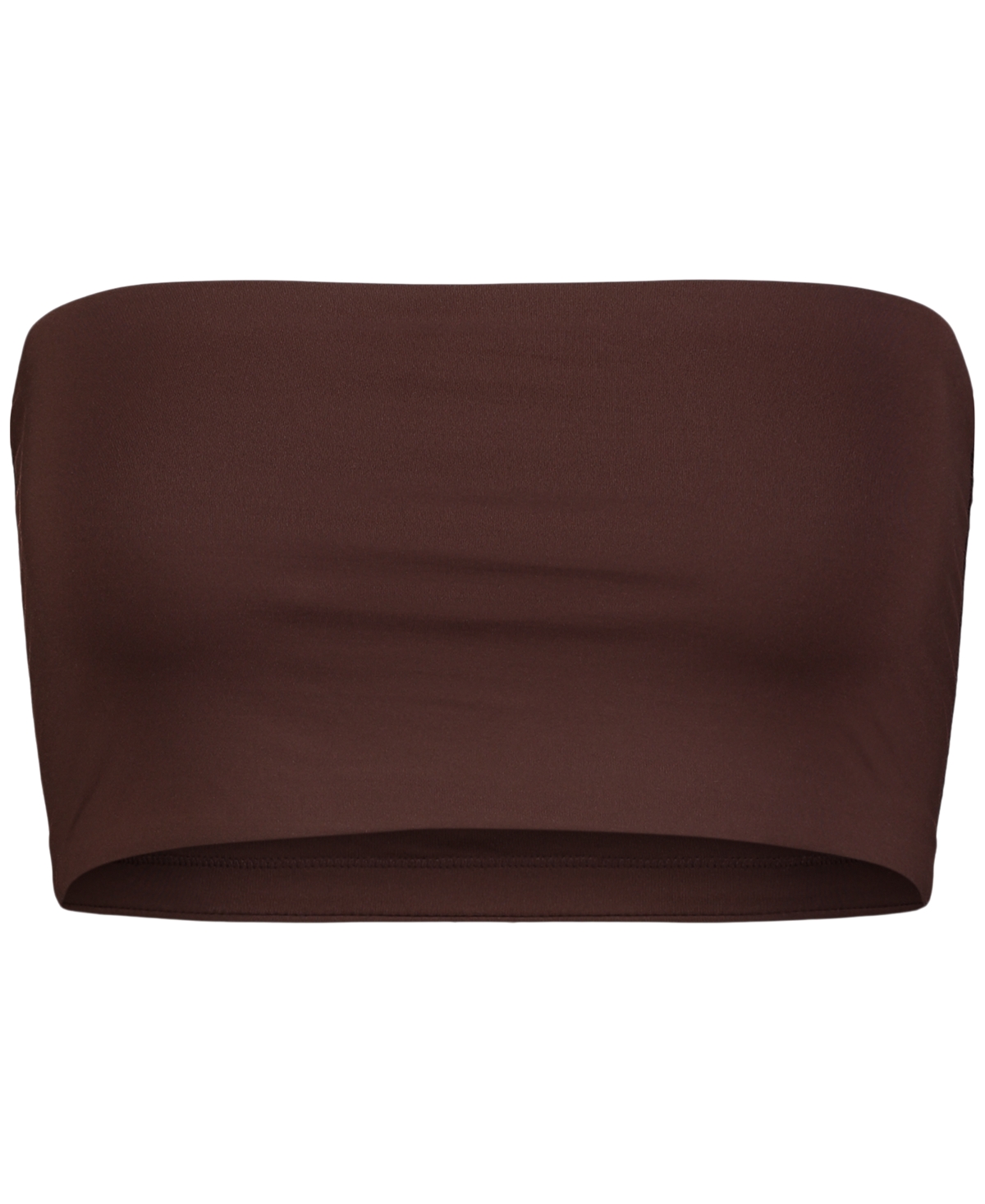 Gap Body Women's Super Stretch Bandeau Bralette Gpw01354 In Warm Dark Brown