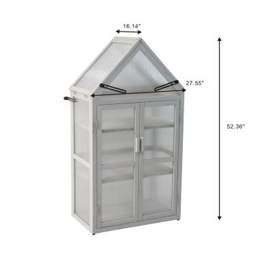 Streamdale Small Outdoor/Indoor Greenhouse Kit & Plant Stand