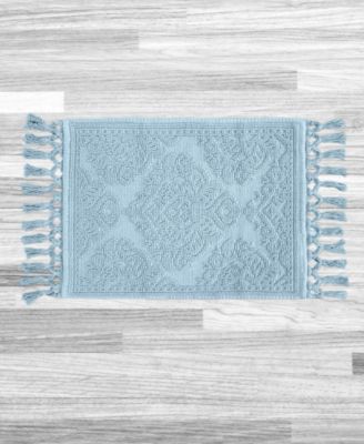Ricardo Fringe Cotton Bath Rug 17" x 31"