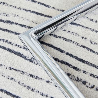 Set of 6 Faux Leather Cushioned Side Chairs