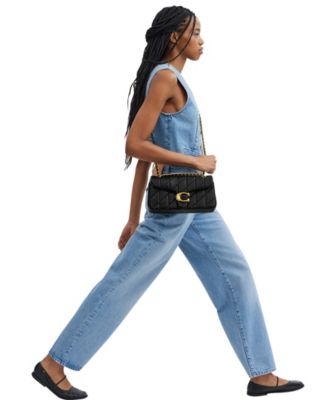 Quilted Tabby Medium Leather Shoulder Bag 26