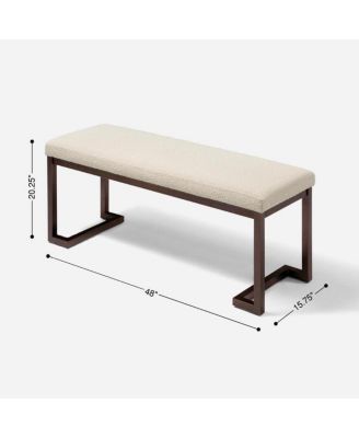 Pelican Bench - Pearl White