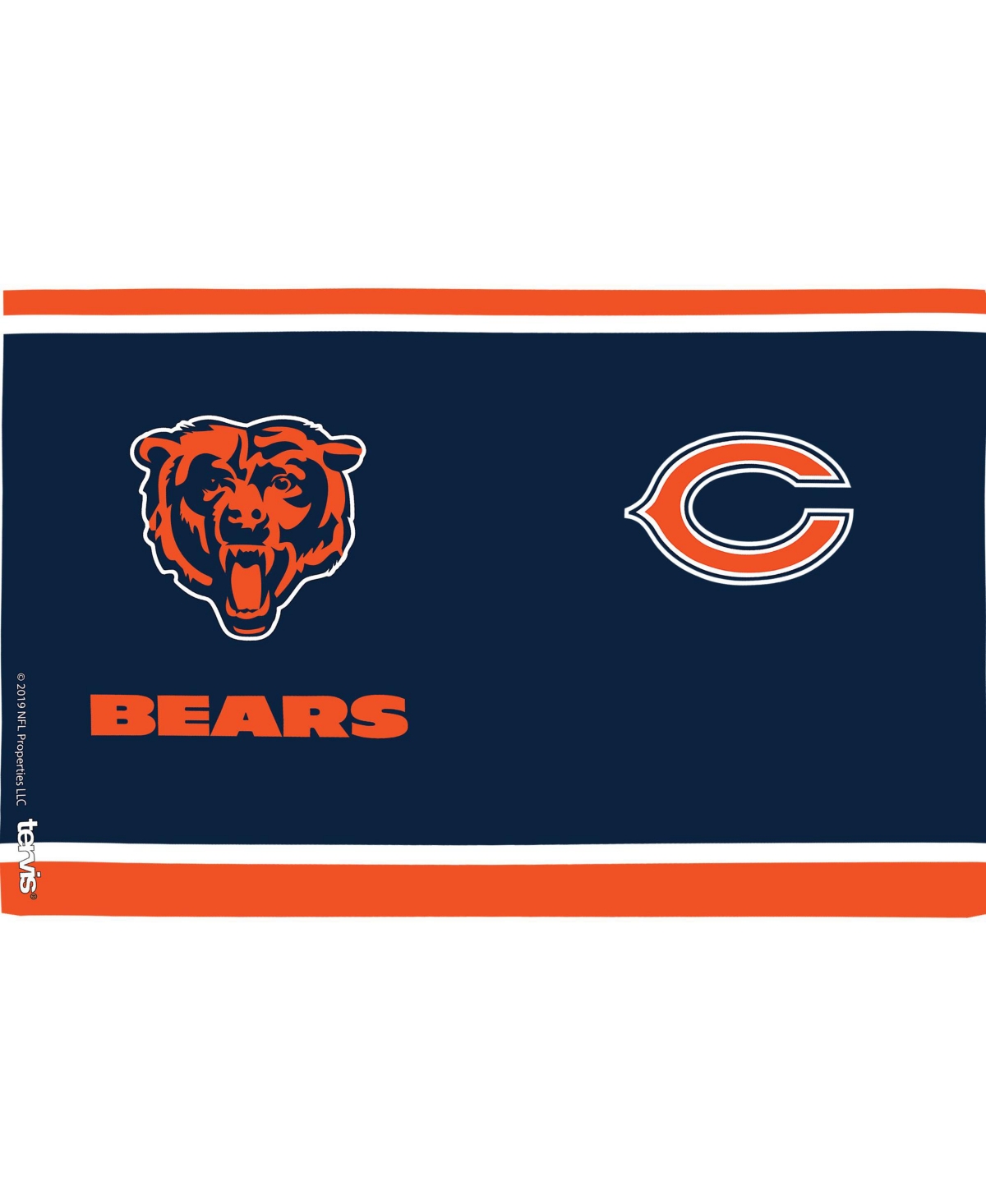 Tervis Nfl Chicago Bears Touchdown Made in Usa Double Walled Insulated Tumbler Travel Cup Keeps Drinks Cold & Hot, 16oz, Classic