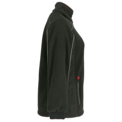 Women's Hybrid Fleece Jacket - Lightweight Insulated Outerwear for Cold Weather