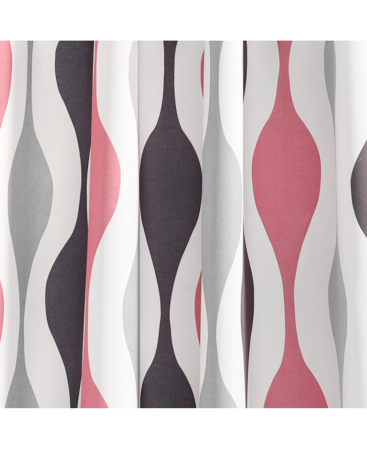 Lush Decor Mid Century Geo Light Filtering Window Curtain Panels