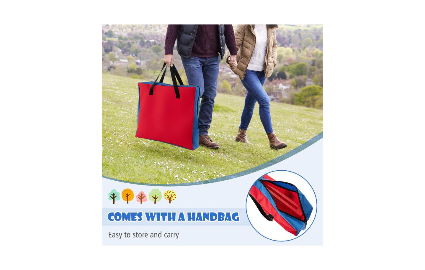 Детские фигурки Slickblue Jumbo 4-to-Score Connect Game Set with Carrying Bag and 42 Coins, цвет: Синий — фото 8