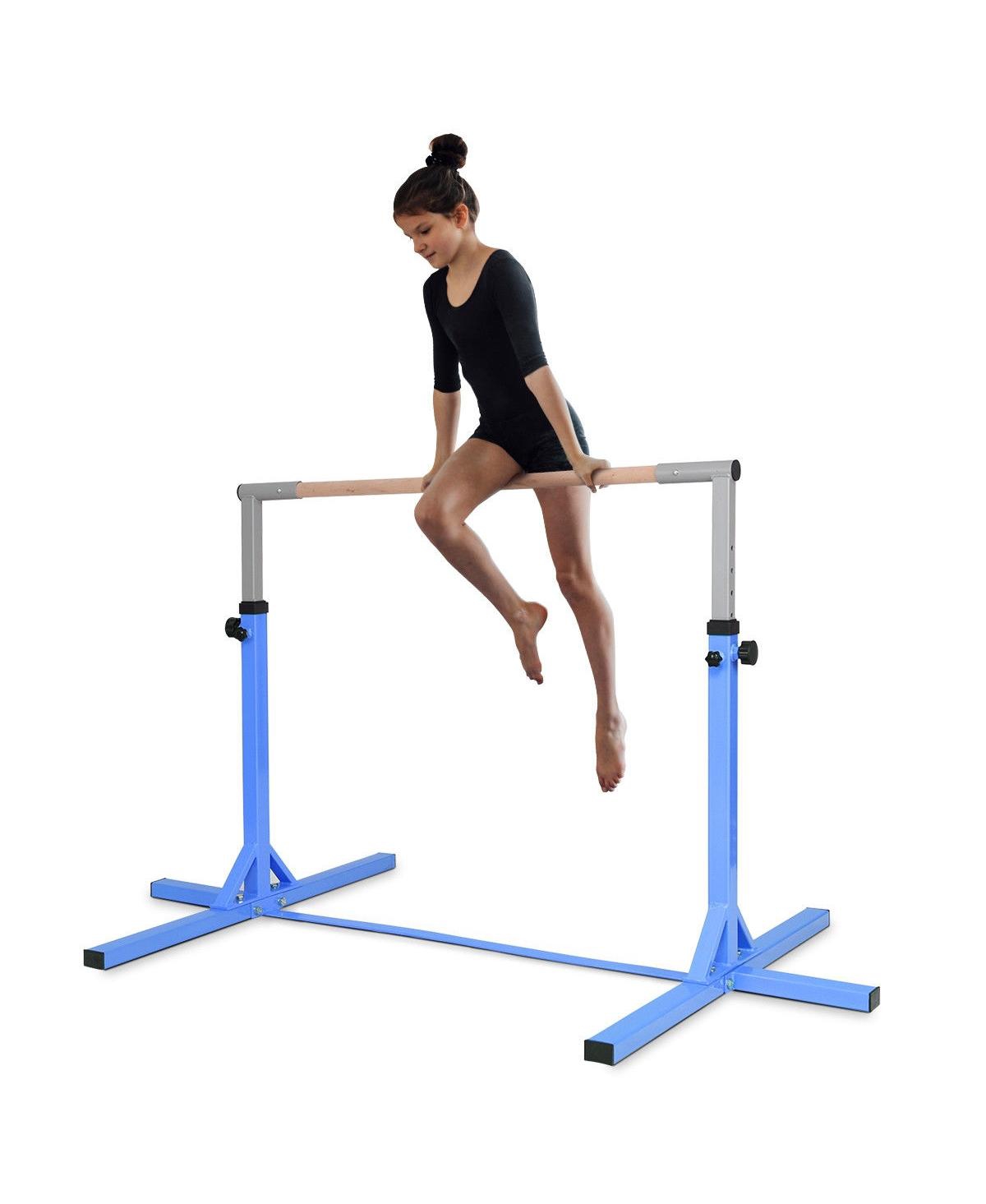 Slickblue Adjustable Gymnastics Horizontal Bar for Kids