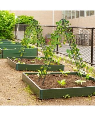 2 Pack 71 x 20 Inch Metal Garden Trellis Rustproof Plant Support for Climbing Plants