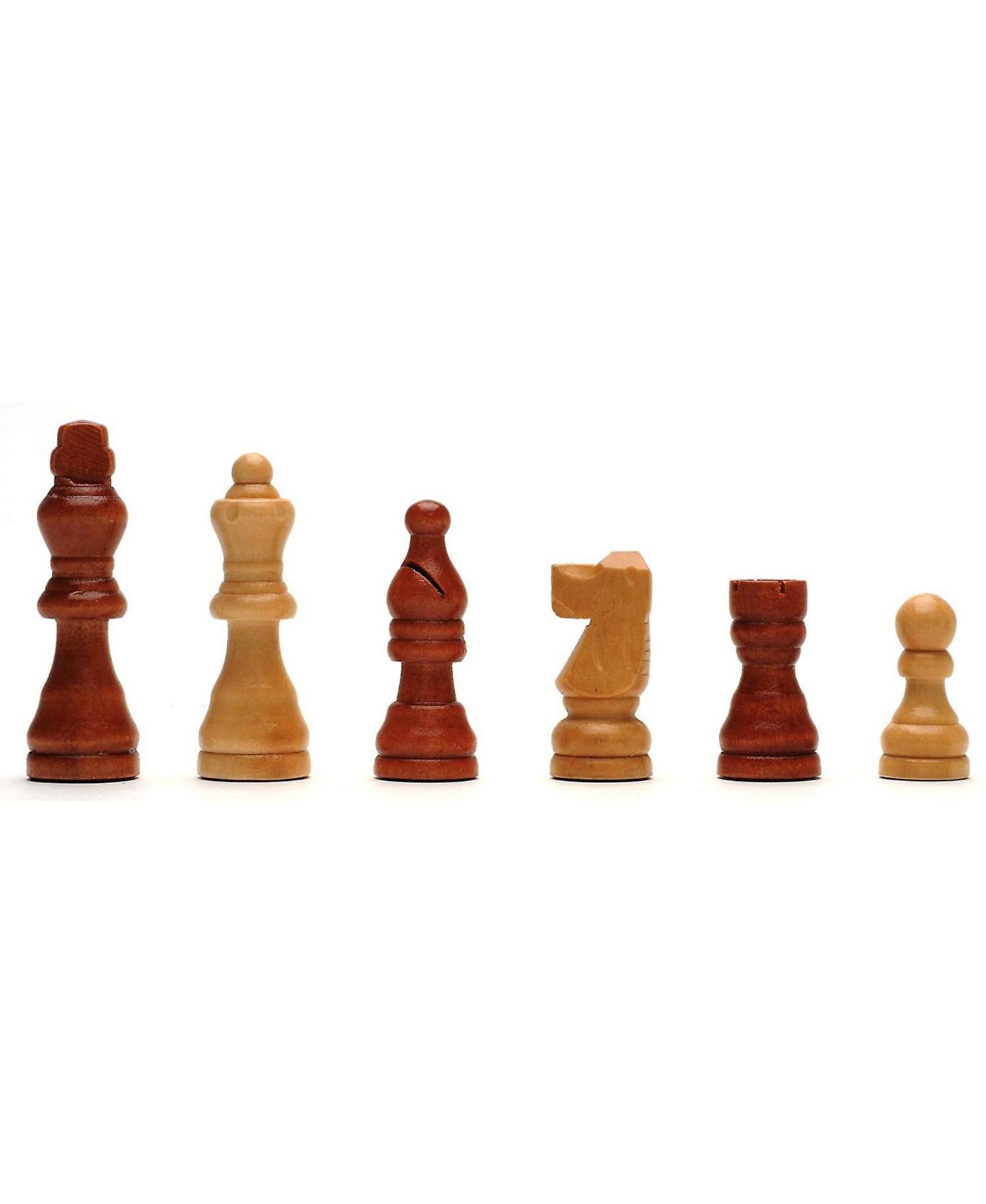 Детские игрушки Bobby Fischer French Staunton Wood Chess Pieces, 32 Chessmen, Ages 14+, цвет: Коричневый — фото 4