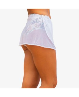 Plus Size Calysa 2in1 Bikini Bottom With Snap On Mesh Skirt