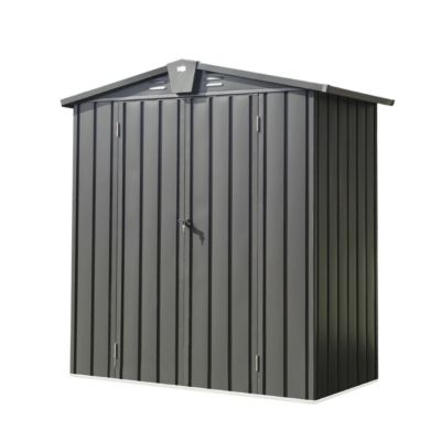 Streamdale Metal Outdoor Storage Shed with Lockable Double Door