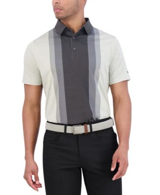 Golf Men's Vertical Stripes Sports Fit Polo