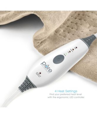 PureRelief Ultra-Wide 20"x24" Electric Heating Pad for Full Body Relief