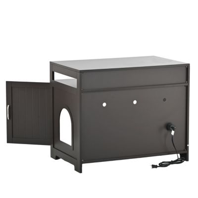 Cat Litter Box Furniture, Enclosed, Espresso