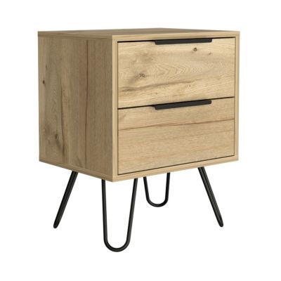 Augusta 2 Nightstand, Four Legs, Two Drawers