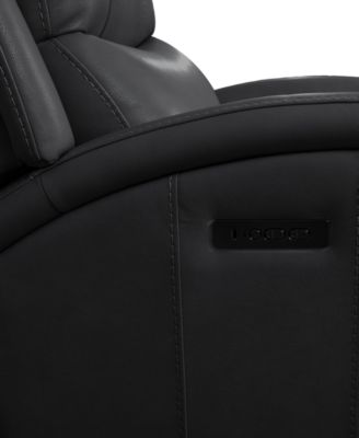 Kellet 33" Leather Power Recliner, Created for Macy's