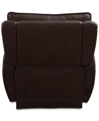 Derban 40" Leather Zero Gravity Recliner, Created for Macy's