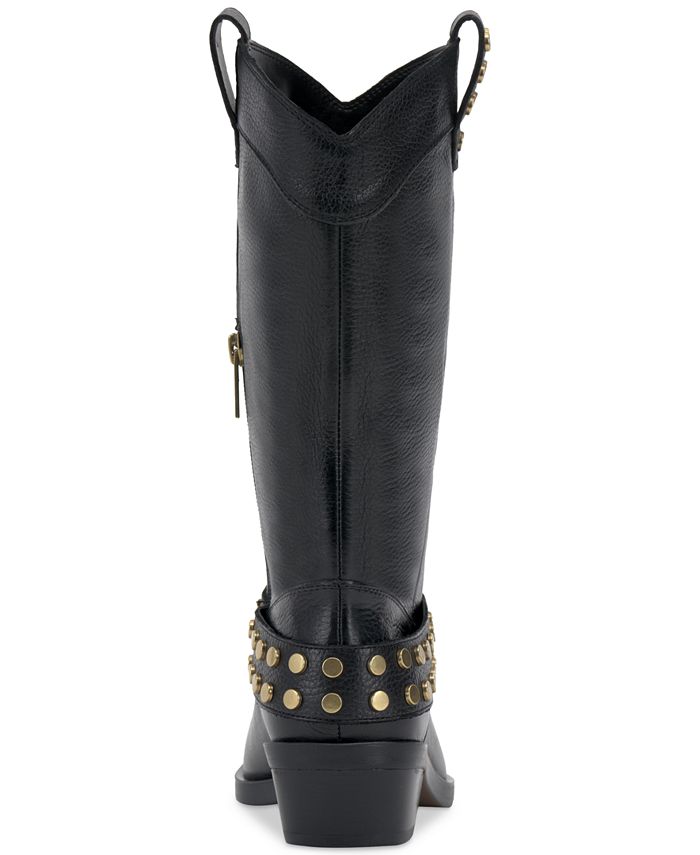 Vince Camuto Women's Merissa Studded Cowboy Boots - Macy's