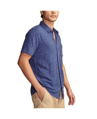 Lucky Brand Men's Short Sleeve Button-Up Shirt - Lightweight Woven Fabric, Chest Pocket - View #11