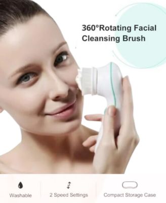 Electric Facial Cleasing Brush Set