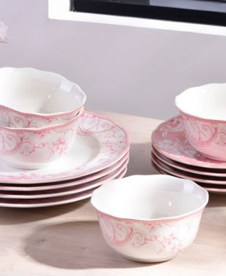 Adelaide 12 Pc Dinnerware Set, Service for 4