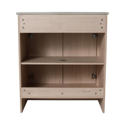 Streamdale Freestanding Vanity with Ceramic Sink & Soft-Close Doors