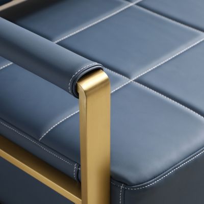 Streamdale 57.9" Width Modern Upholstery Faux Bonded Leather Loveseat Sofa