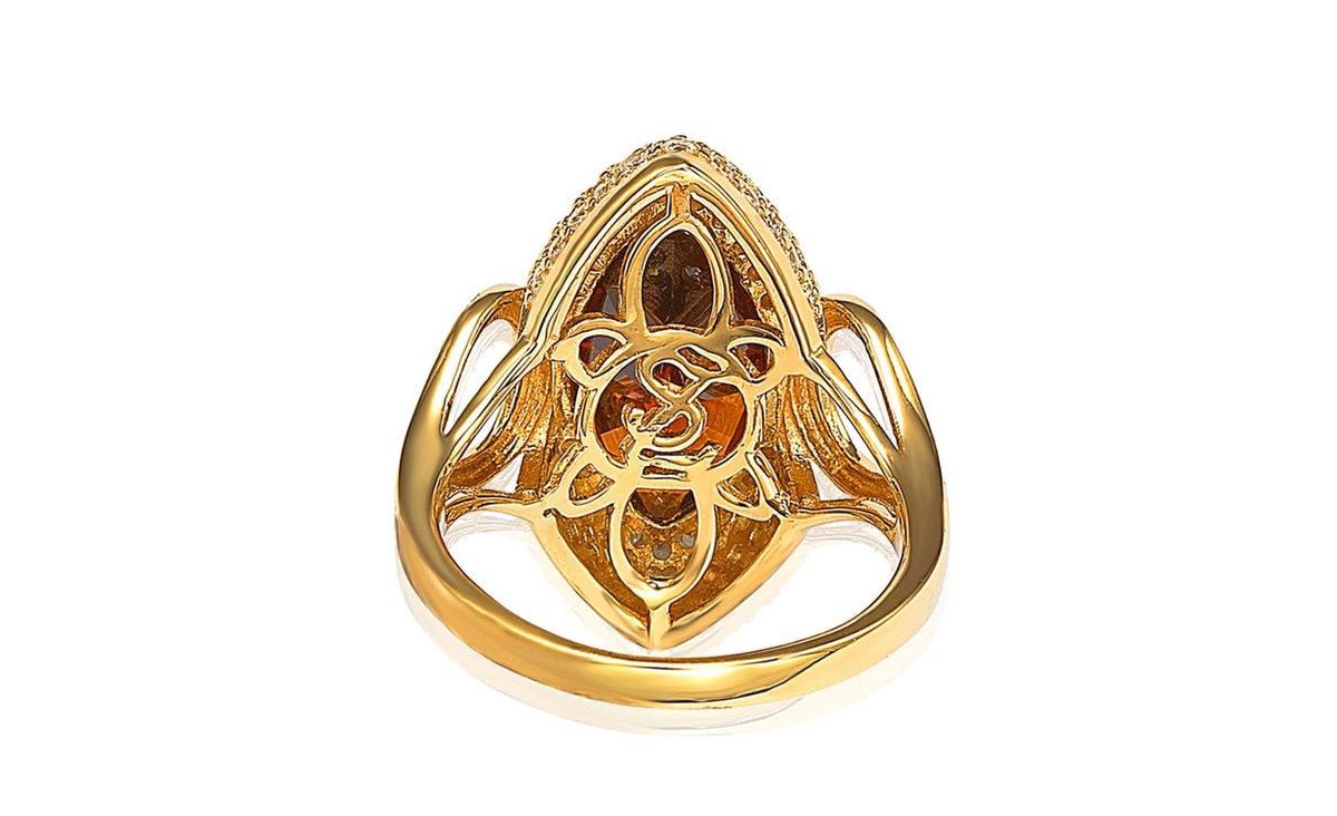 Suzy Levian New York Suzy Levian Sterling Silver Cubic Zirconia Marquise Ring