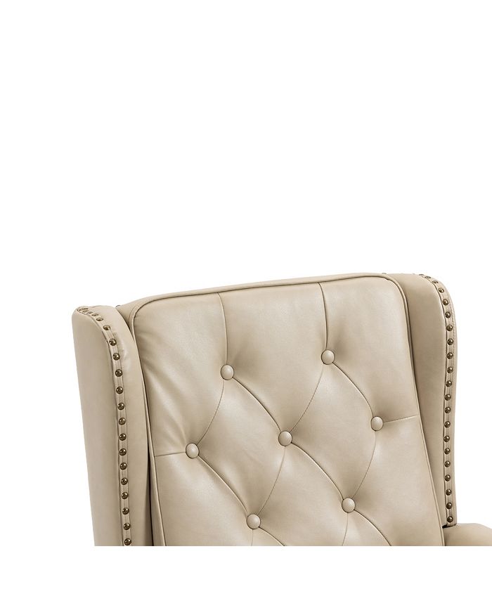 Simplie Fun Wood Frame Armchair, Modern Accent Chair Lounge Chair For ...