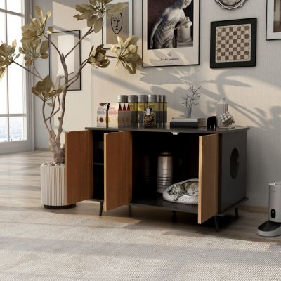 Streamdale Cat Litter Box Furniture, Enclosed and Stylish