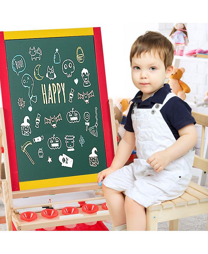 TOYANDONA Art Easel Paper Roll - 17x196 Inch White Craft Paper For Drawing, Painting & Kids Art Projects