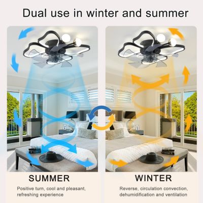 Streamdale Modern Butterfly Design Ceiling Fan with Remote Control
