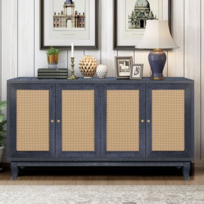 Rattan Sideboard, Storage Cabinet, Console Table
