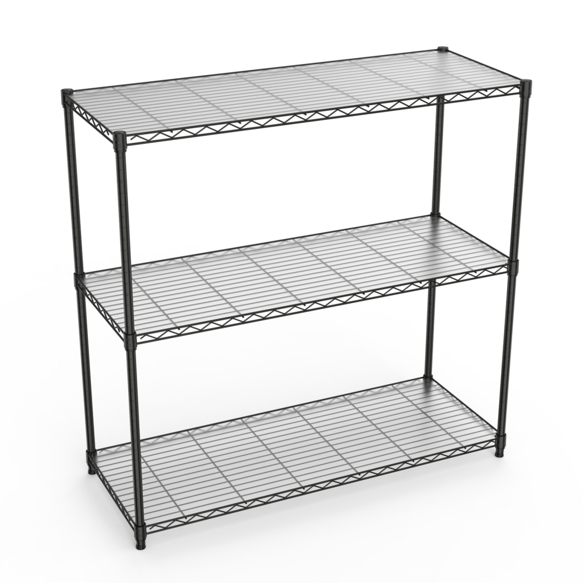 Streamdale Furniture Heavy Duty Adjustable Wire Shelving - 1050 Lbs Capacity