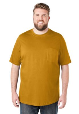 Big & Tall by KingSize Heavyweight Pocket Crewneck T-Shirt