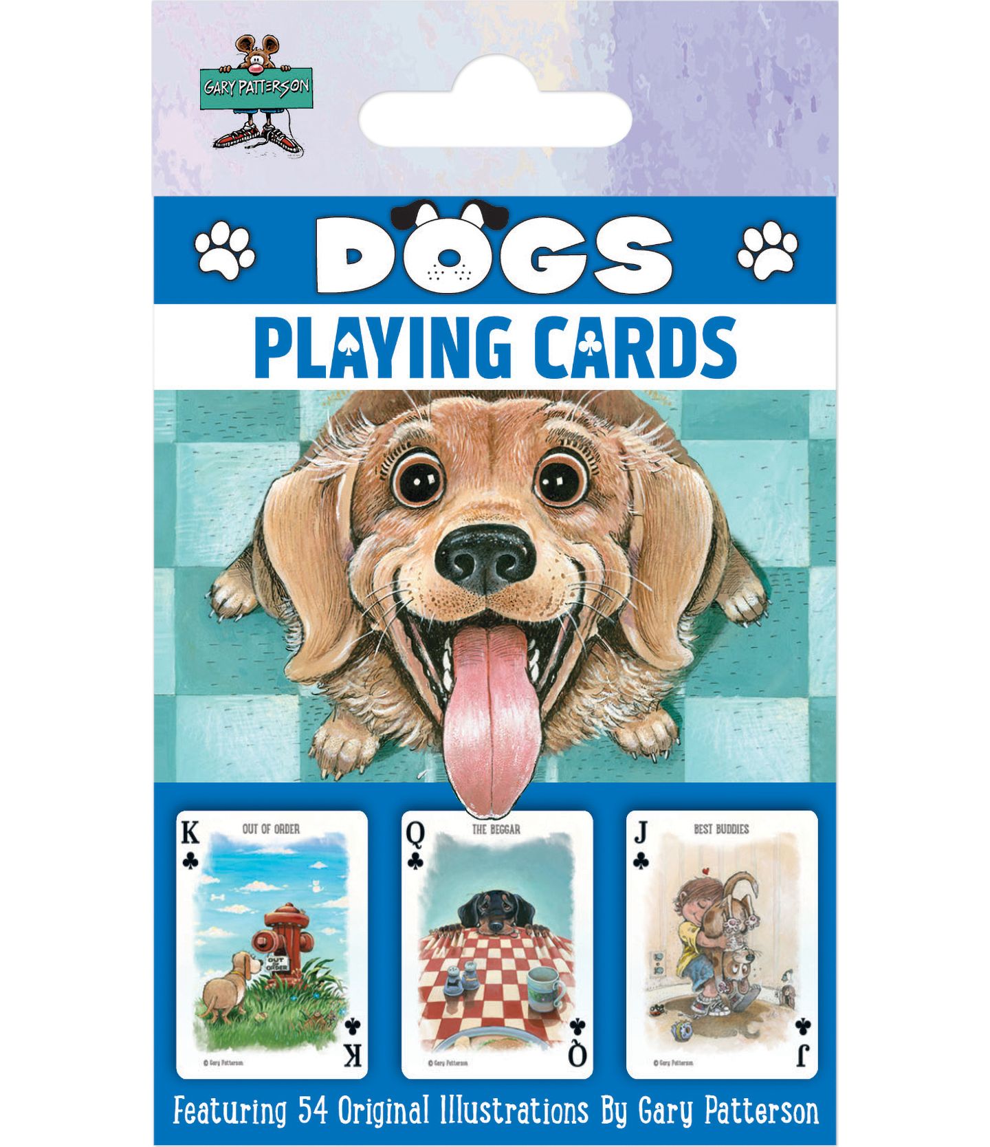 Детская игрушка MasterPieces Puzzles Dogs Playing Cards 54-Card Deck, Ages 18+, цвет: Разноцветный — фото 1