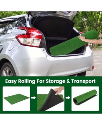 5 x 4 FT Golf Hitting Mat Artificial Indoor Outdoor Turf Golf Training Mat 27 mm