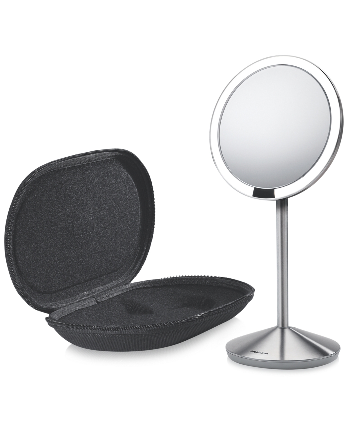 Shop Simplehuman Mini Lighted Sensor-activated Magnifying Vanity Makeup Mirror In No Color