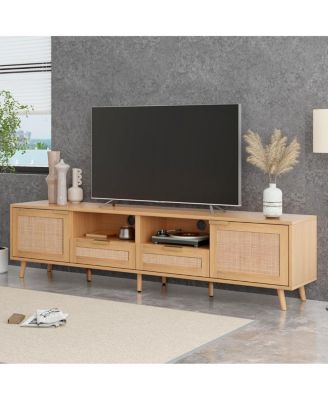 Modern Farmhouse TV Stand for 85" TVs