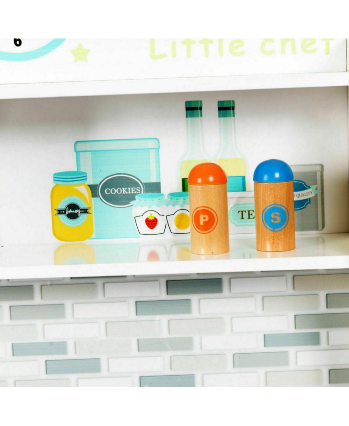 Детские игрушки SUGIFT Cooking Wooden Play Kitchen Set, Ages 3+, цвет: Бежевый — фото 3