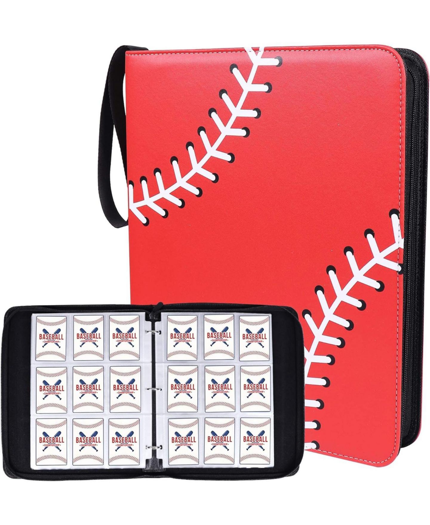 Детские игрушки NeatoTek Waterproof 9-Pocket Trading Card Binder: 720 Pockets for Gaming Cards, Yugioh, Sports, цвет: Baseball — фото 1
