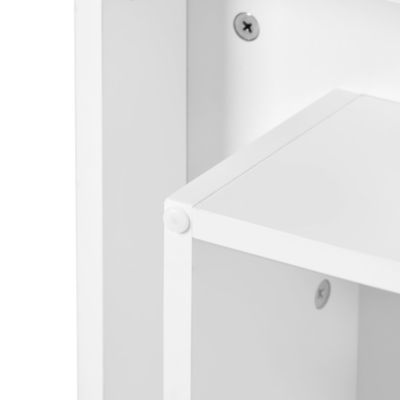 Modern Glossy Coffee Table with LED Lights