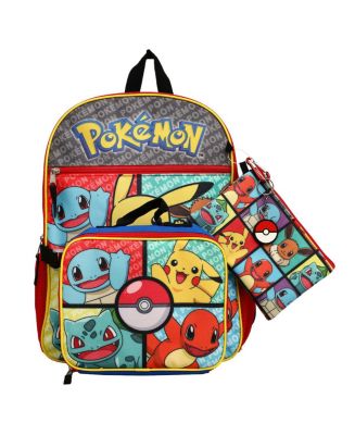 Pokemon Starter Characters 5-Piece Backpack Set - Macy's