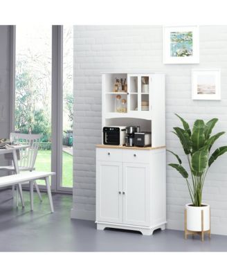 Freesding 67" Kitchen Buffet with Hutch,