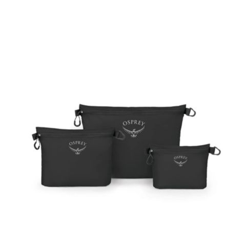 Osprey Packs Ultralight Zipper Sack Set, цвет: Чёрный
