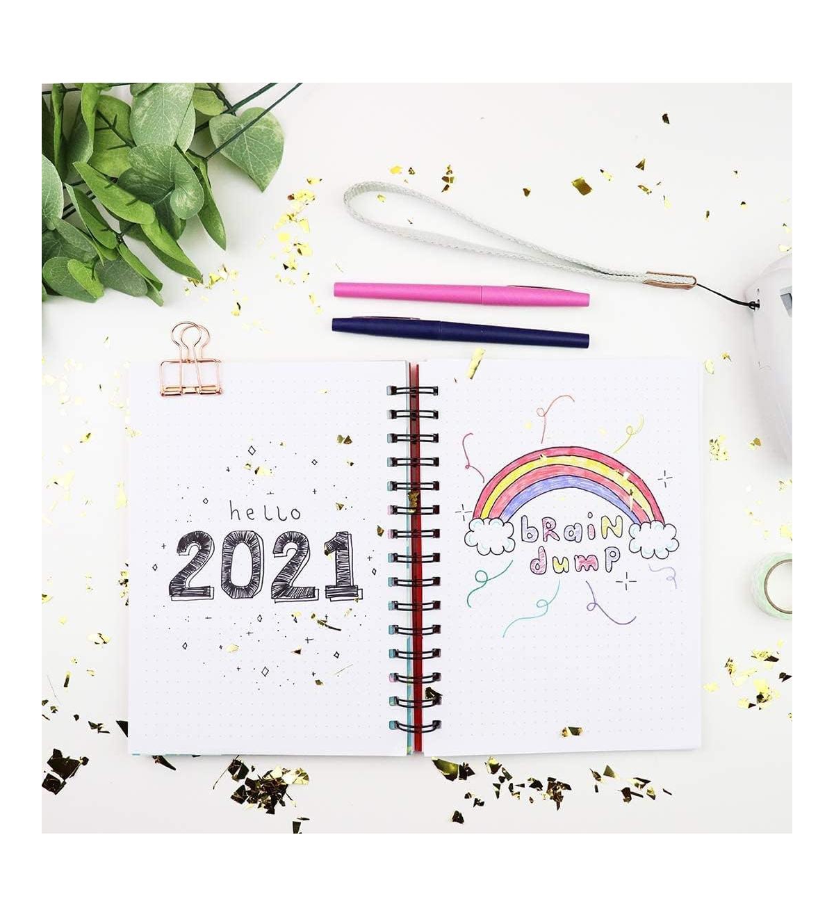 Doodle Hog Empowerment Journal For Teenagers - 100 Page Journal For Kids With Affirmation Prompts, Dot Grid Pages, Stickers & Activity Fold-out Poster