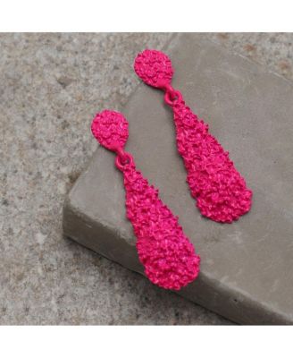Women's Corroded Drop Earrings