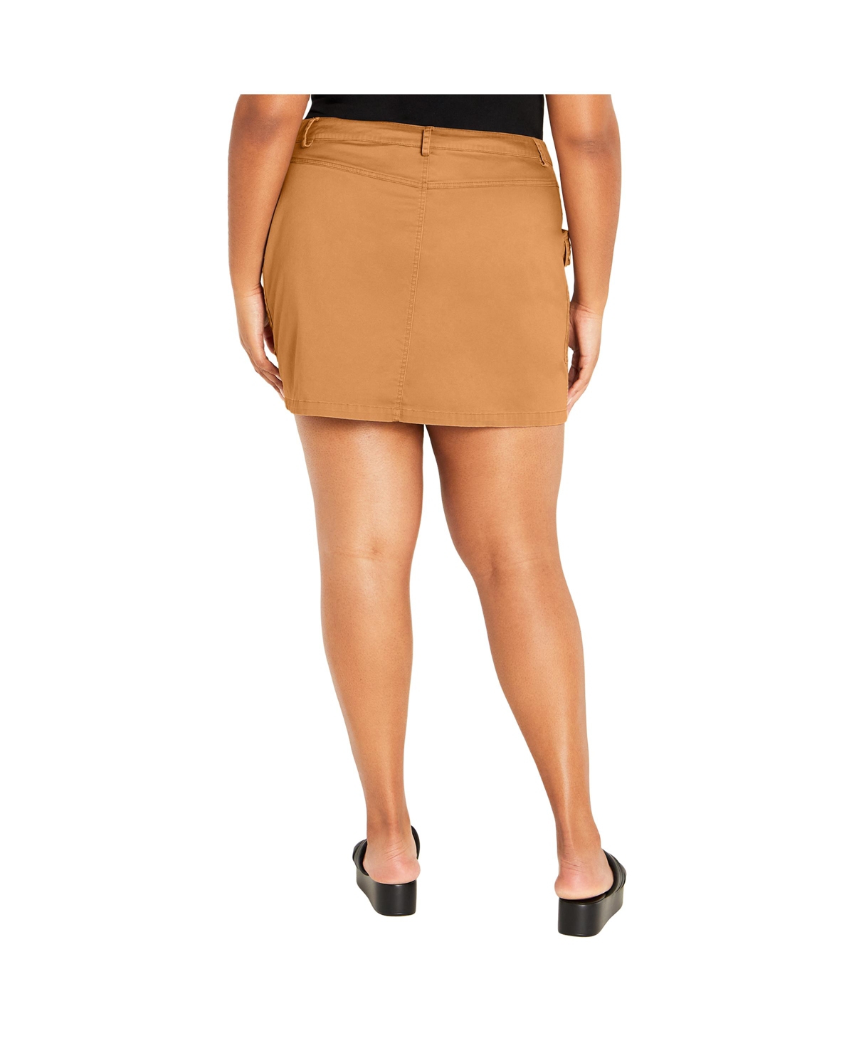 City Chic Women's Cargo Halo Side Pockets Mini Skirt