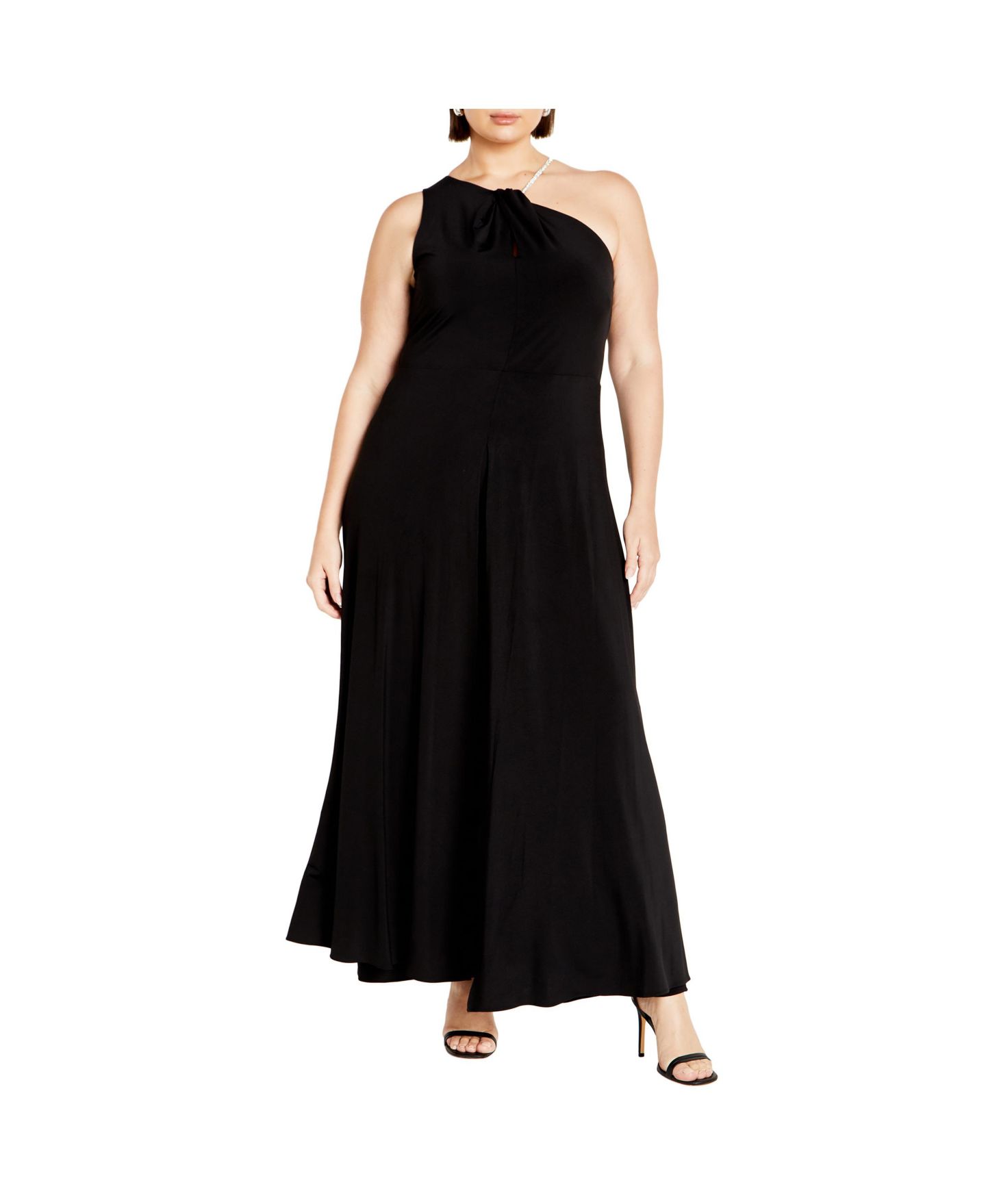 Женский комбинезон CITY CHIC Plus Size Karlee Jumpsuit, цвет: Чёрный — фото 1